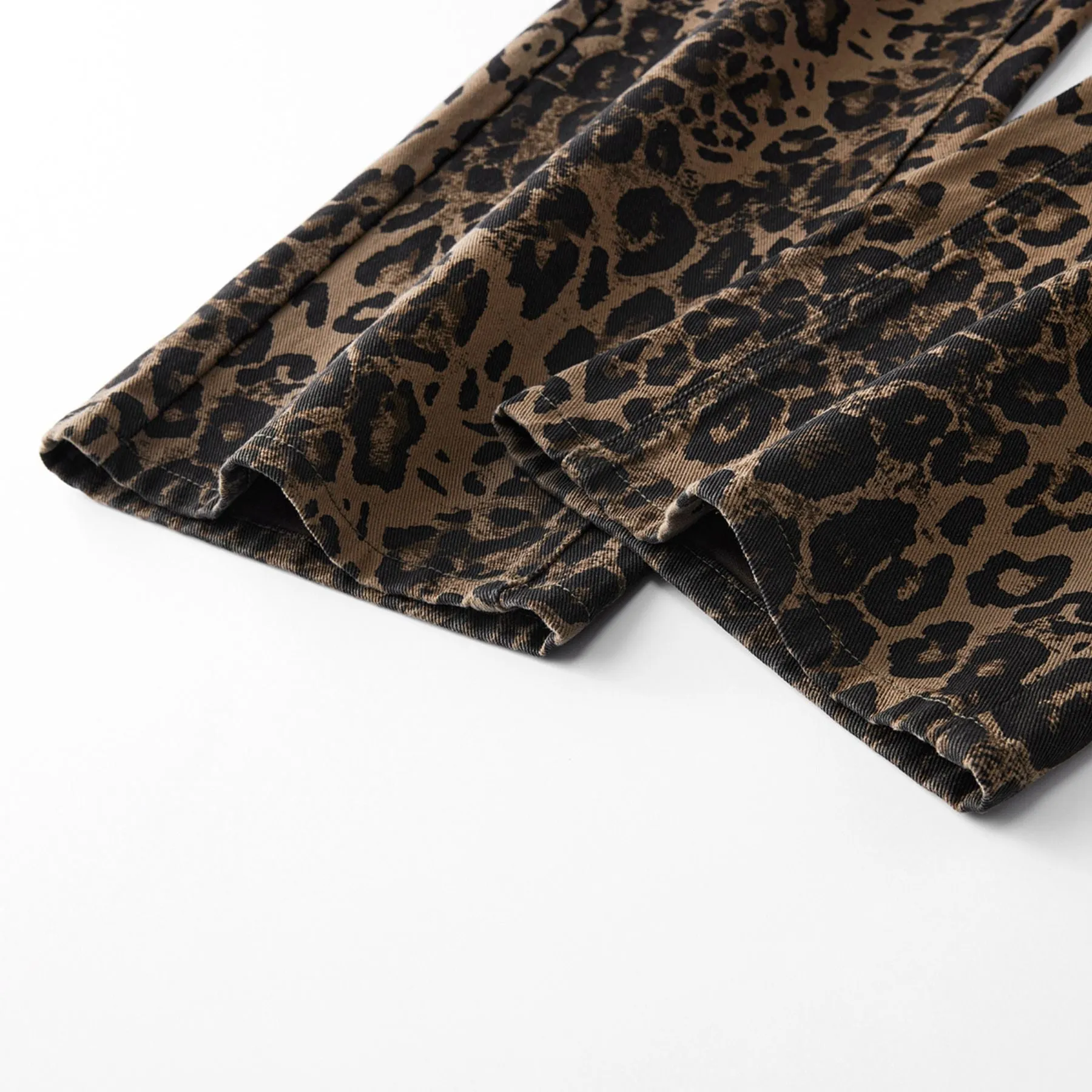 Leopard Full Length Jeans