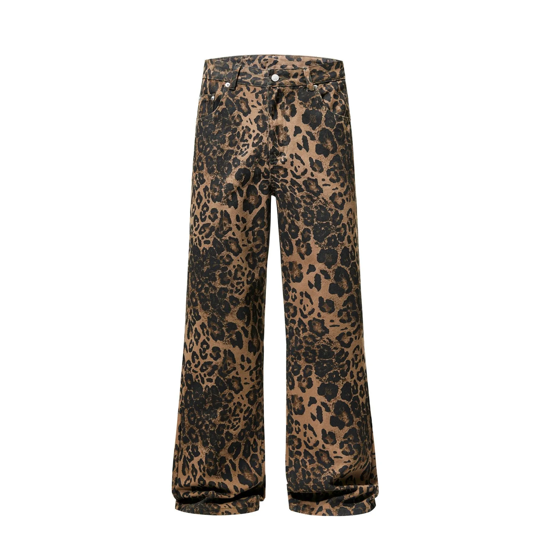 Leopard Full Length Jeans