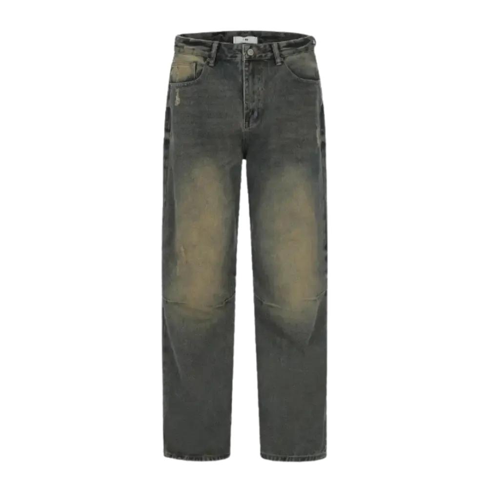 Light Blue Y2K Baggy Jeans for Urban Fashion Lovers