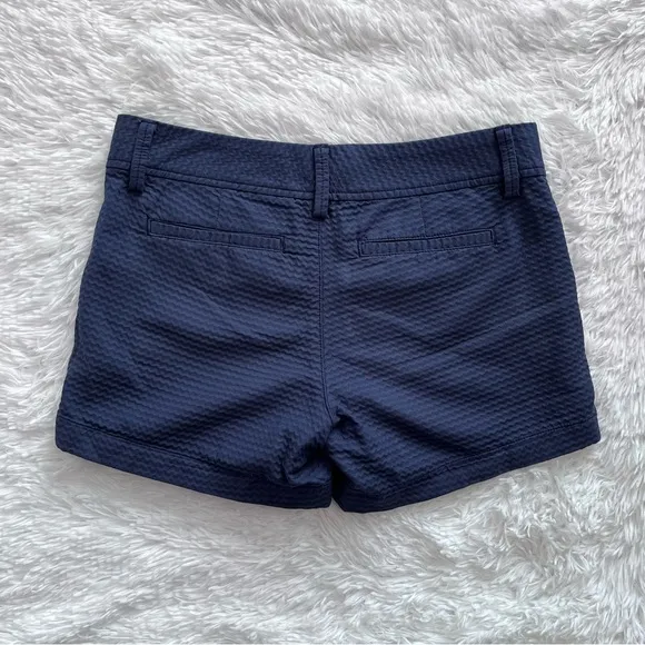 Lilly Pulitzer | Navy Blue Textured Callahan Shorts