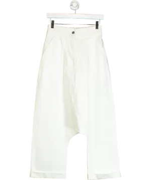 Locker Room White Drop Crotch Jeans UK S
