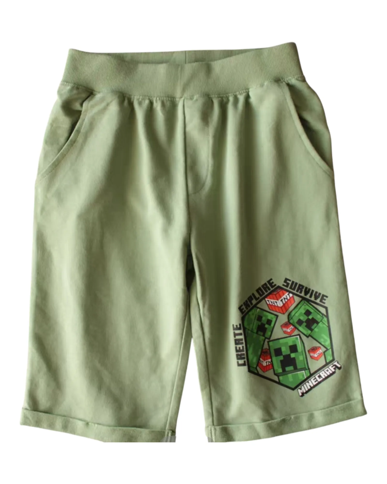 Long Minecraft Boys' Shorts