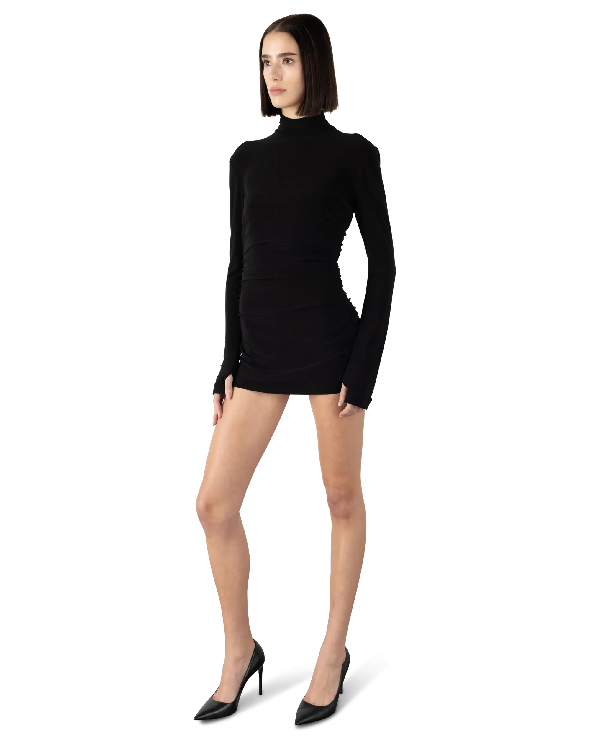 Long Sleeve Turtleneck Pickleball Dress
