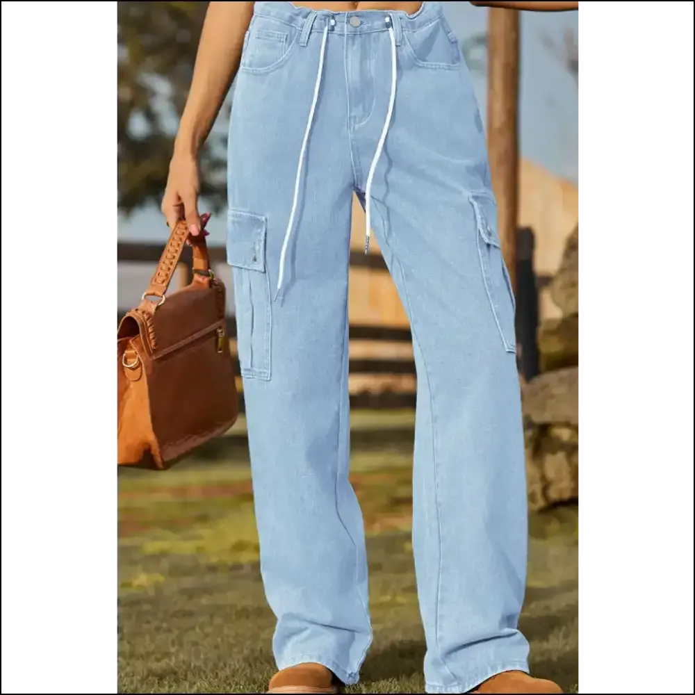 Loose Fit Drawstring Jeans: Freedom for your Legs, Apology for your Butt 😏