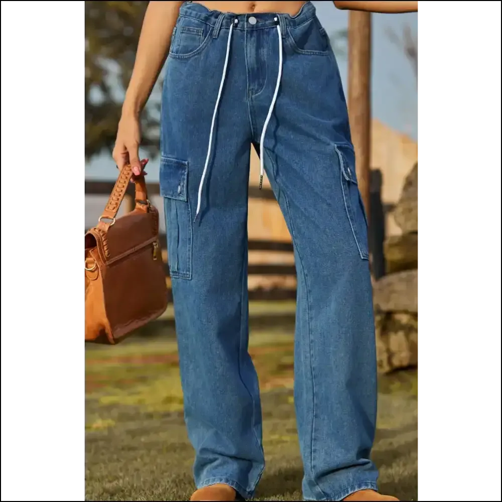 Loose Fit Drawstring Jeans: Freedom for your Legs, Apology for your Butt 😏