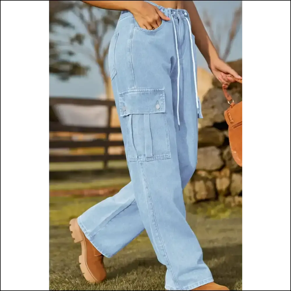 Loose Fit Drawstring Jeans: Freedom for your Legs, Apology for your Butt 😏