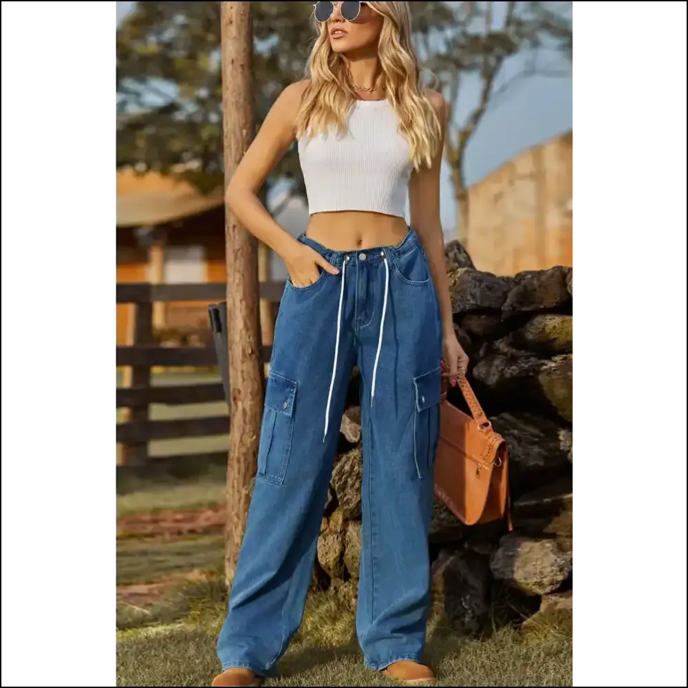 Loose Fit Drawstring Jeans: Freedom for your Legs, Apology for your Butt 😏