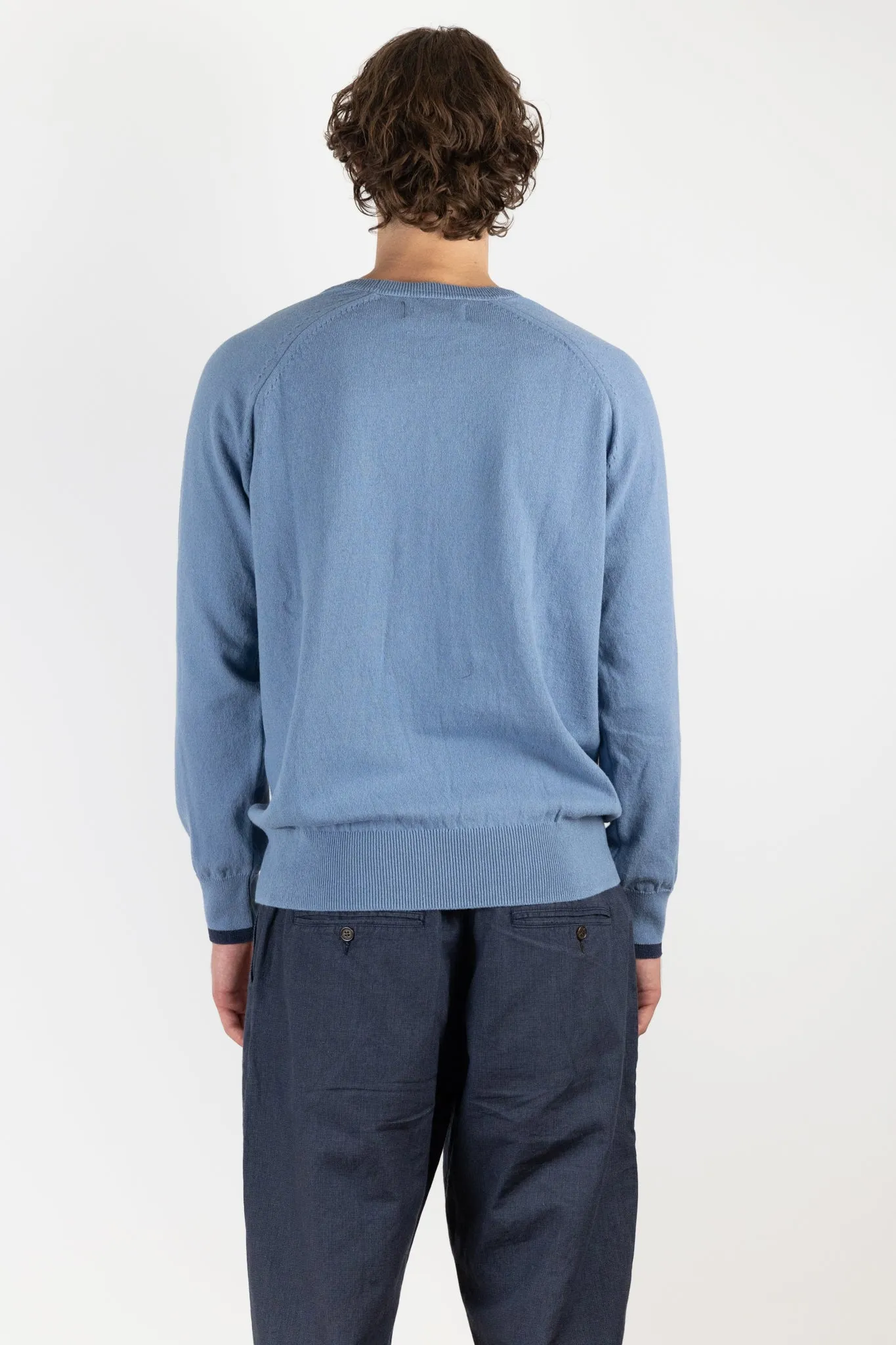 Loose Pocket Crew Knit