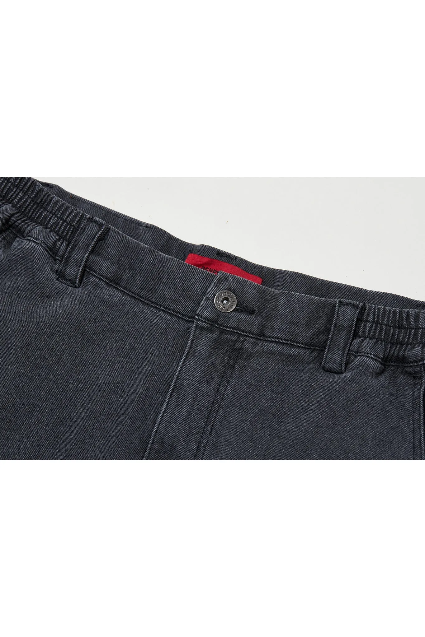LOOSE STRAIGHT DENIM PANTS DARK BLUE