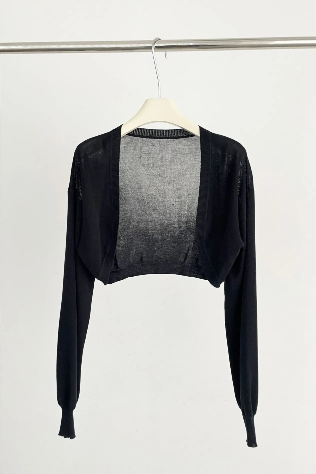 Lyocell soft lightweight cropped cardigan | 5 color