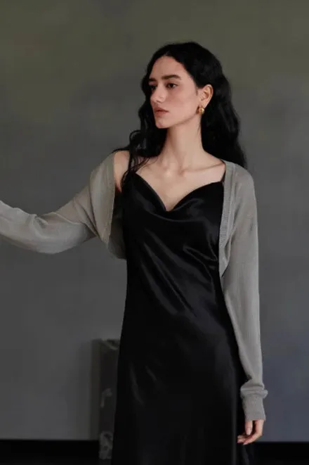 Lyocell soft lightweight cropped cardigan | 5 color