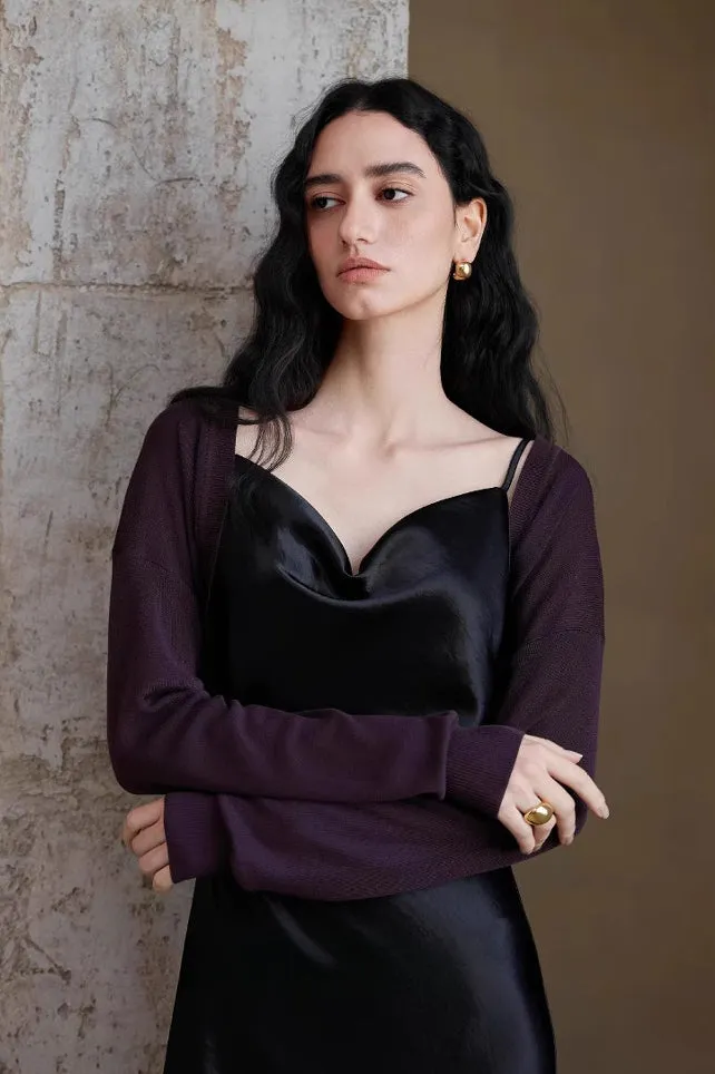 Lyocell soft lightweight cropped cardigan | 5 color