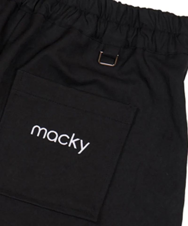 MACKY Golf: Two-Pintuck Balloon Shorts - Black