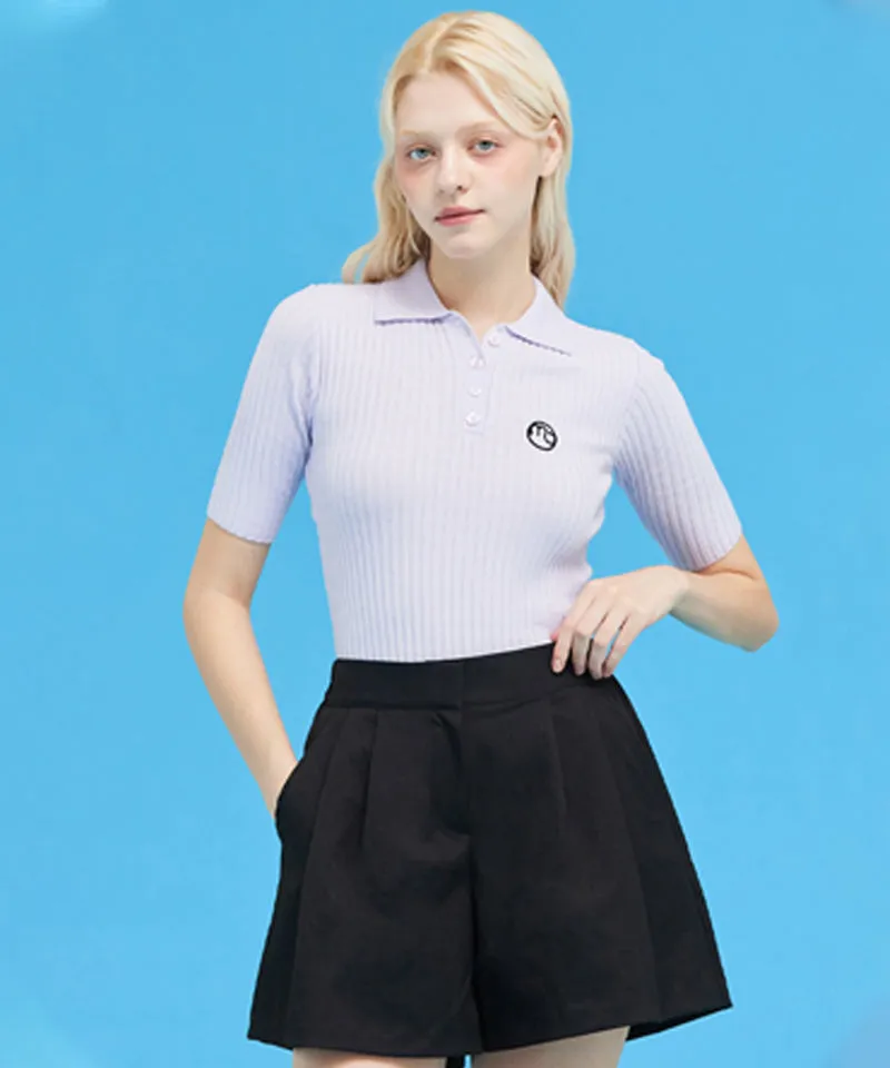 MACKY Golf: Two-Pintuck Balloon Shorts - Black