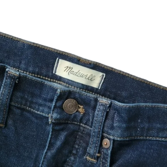 Madewell 9&quot; Mid-Rise Skinny Jeans In Orland Wash Size 25
