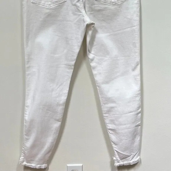 Madewell &quot;10&quot; High-Rise Skinny&quot; Jean in white Size 31