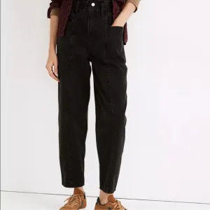 Madewell pull on balloon jeans hobson wash paperbag edition S NWT