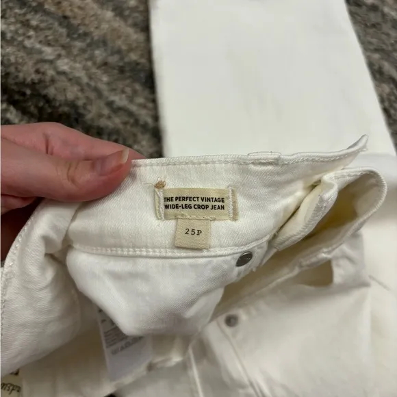 Madewell The Perfect Vintage Wide-Leg Crop Jeans Sz 25P NWT | Madewell Wide Leg