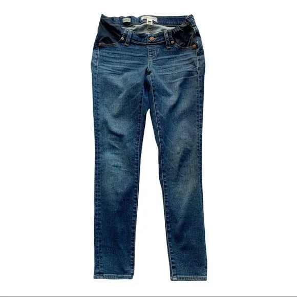 MADEWELL Maternity Side-Panel Skinny Jeans!