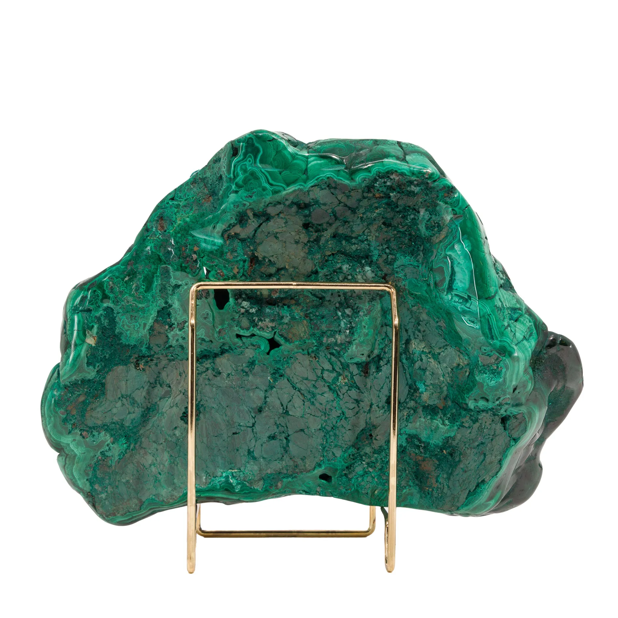 Malachite 8.8 Inch 2.68kg Polished Freeform - Congo