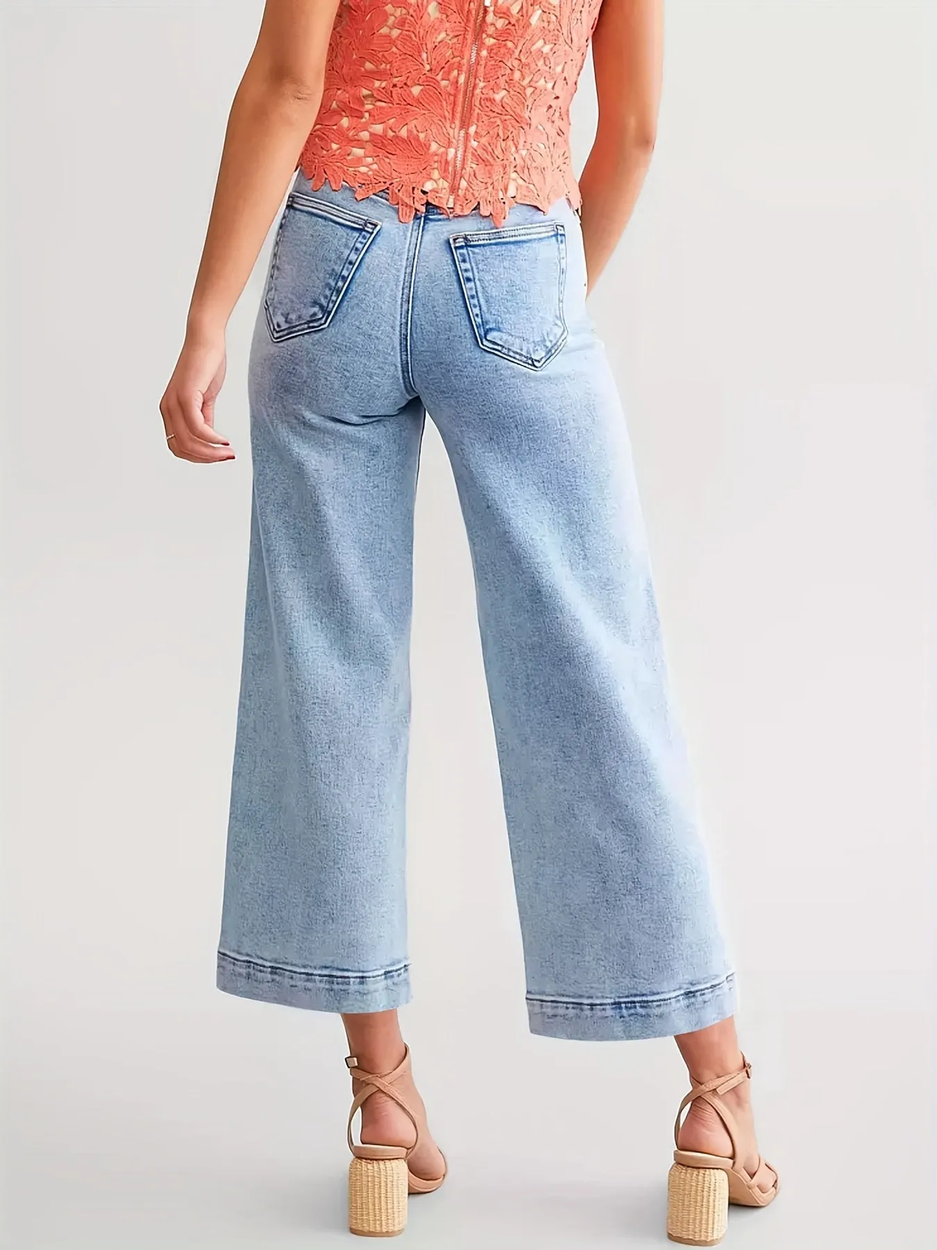 Manon® | Cropped High Waist Jeans