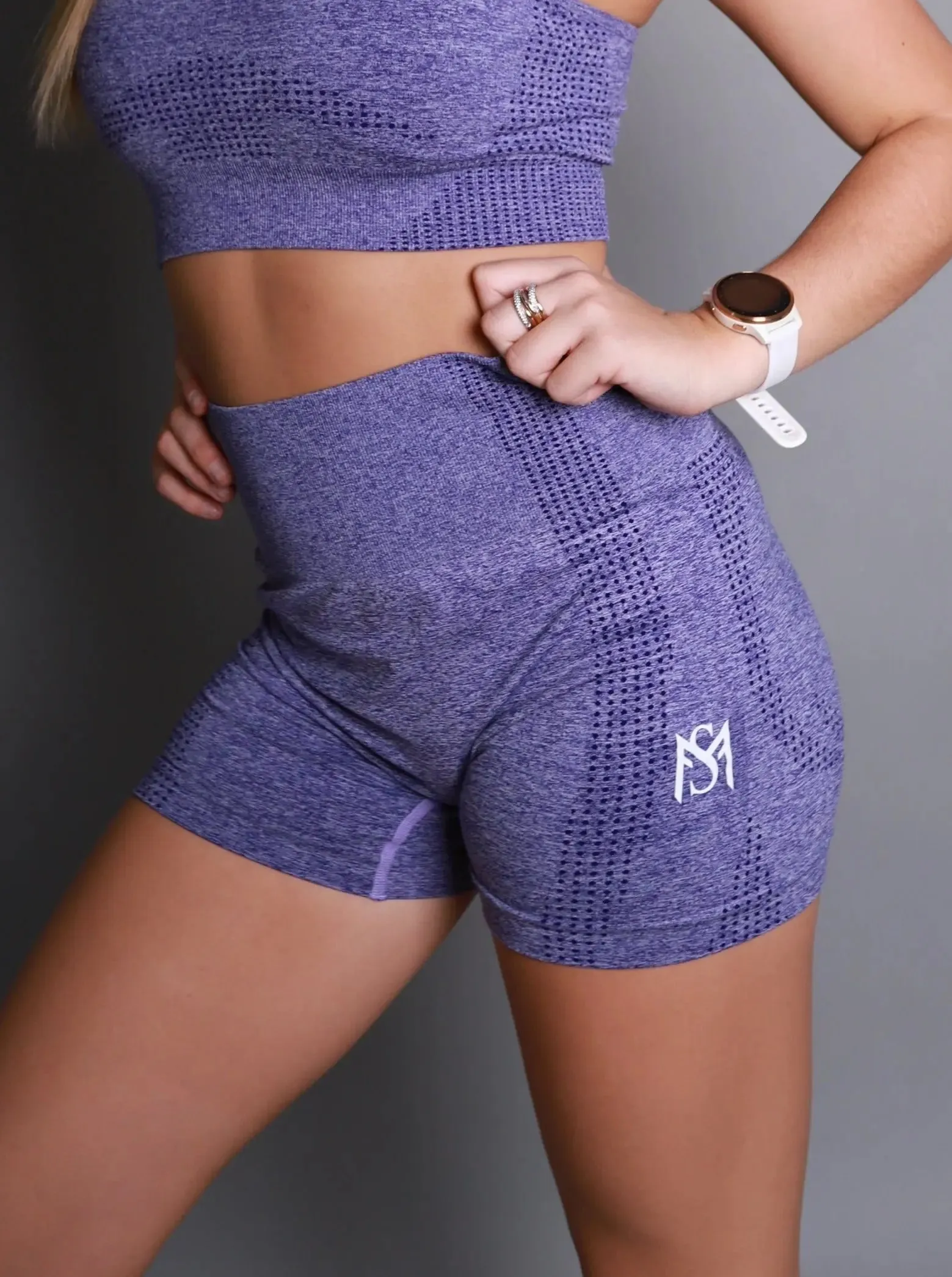 Marble Purple Shorts