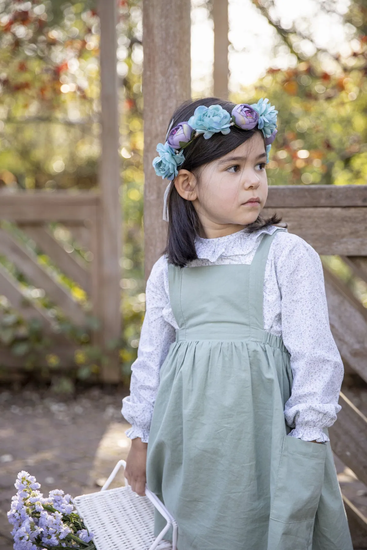 Margot Girl Pinafore Dress