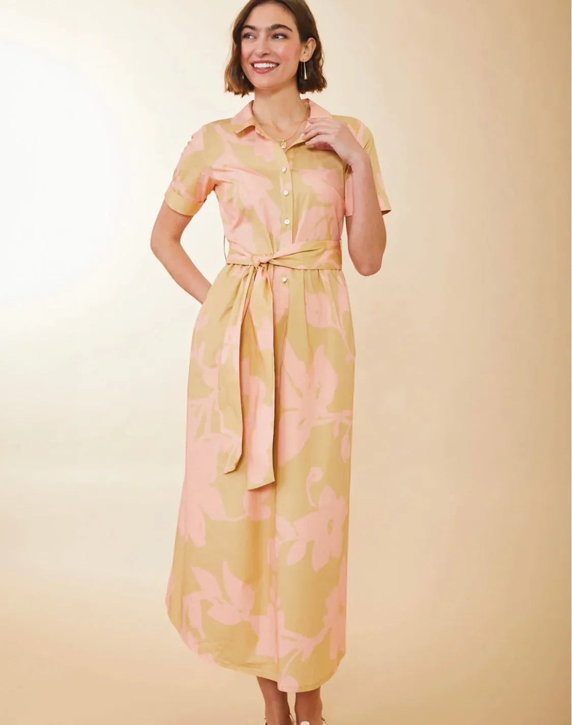 Maryam Midi Dress Clara Blooms