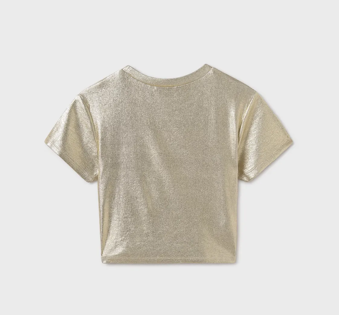 Mayoral Tween Gold Shine Top