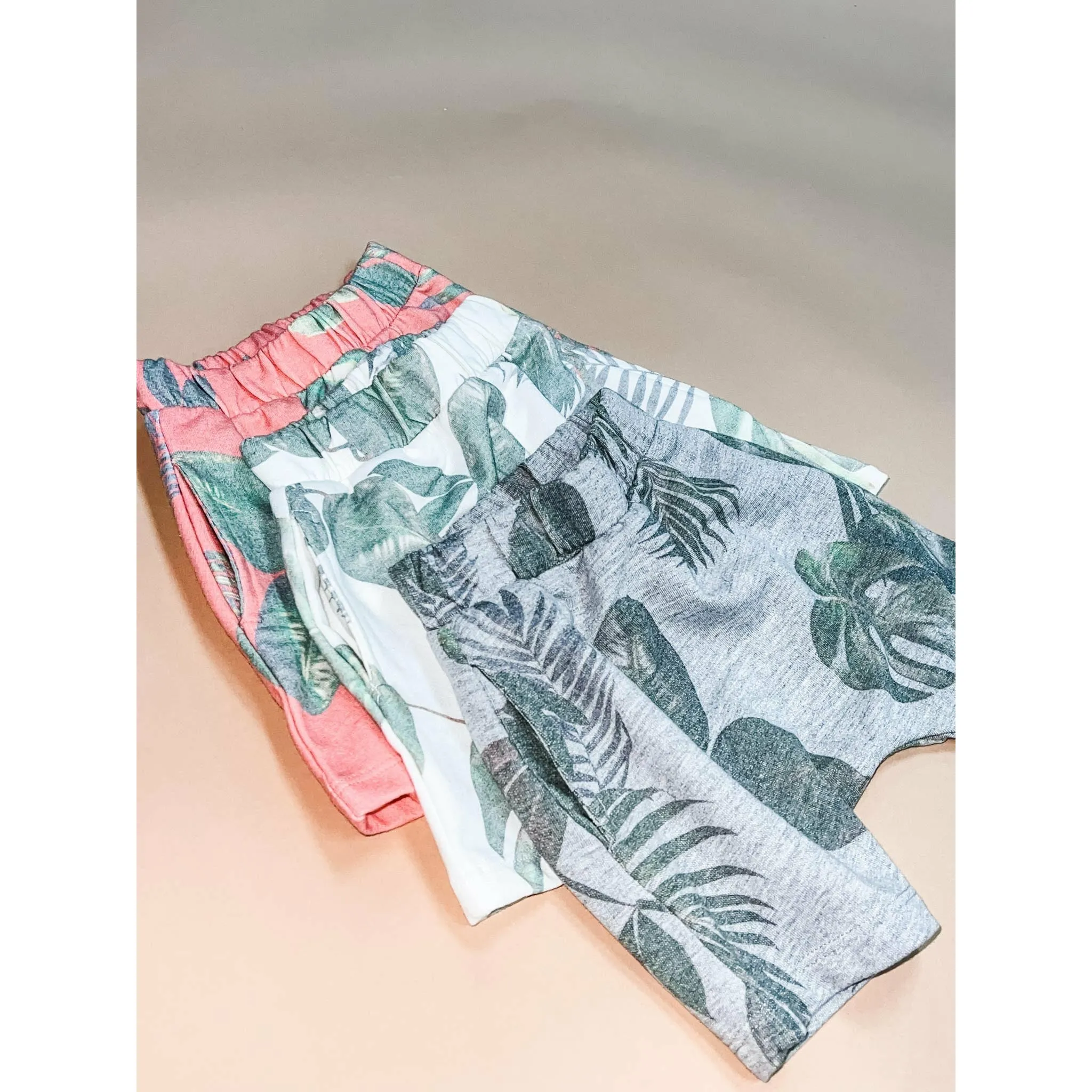 Memphis-Palm Shorts | Heather