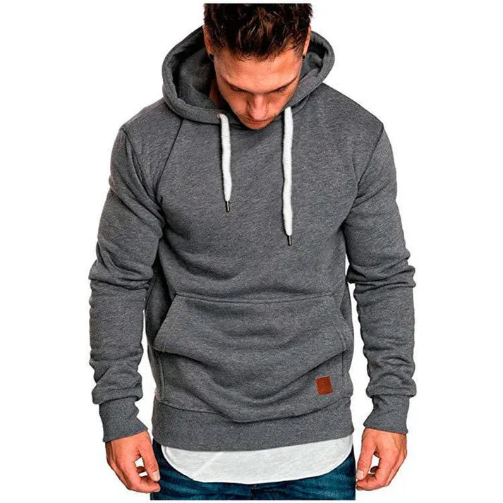 Men's casual hooded jumper - david