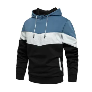 Men's Marius Hoodie with Horizontal Stripes