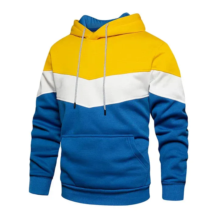 Men's Marius Hoodie with Horizontal Stripes