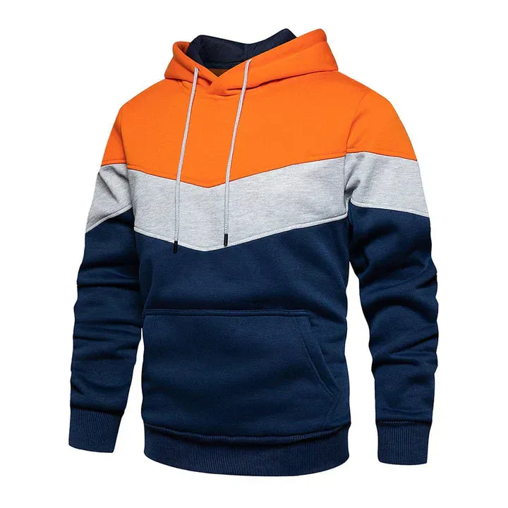 Men's Marius Hoodie with Horizontal Stripes