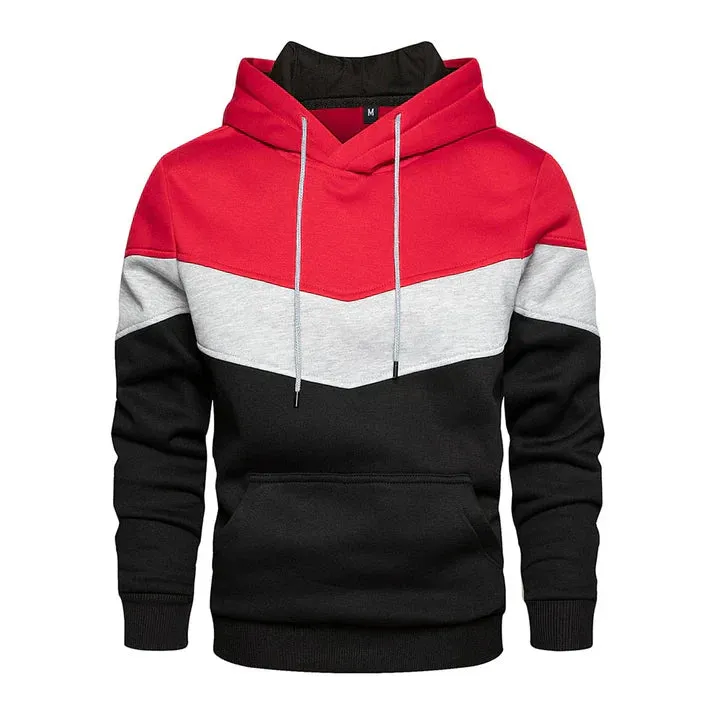 Men's Marius Hoodie with Horizontal Stripes