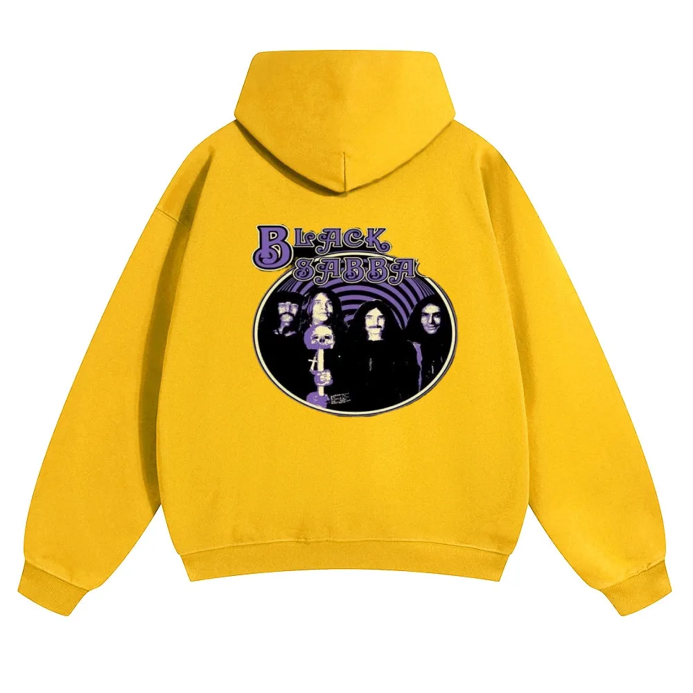 Mens Vintage Black Sabbath Rock Hoodies