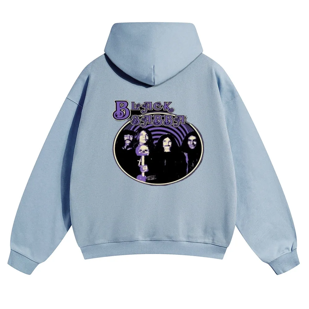 Mens Vintage Black Sabbath Rock Hoodies