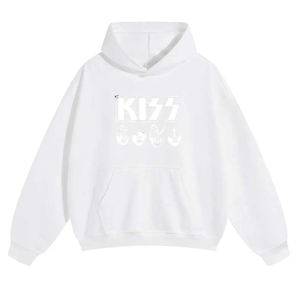 Mens Vintage Kiss Rock Band Hoodies