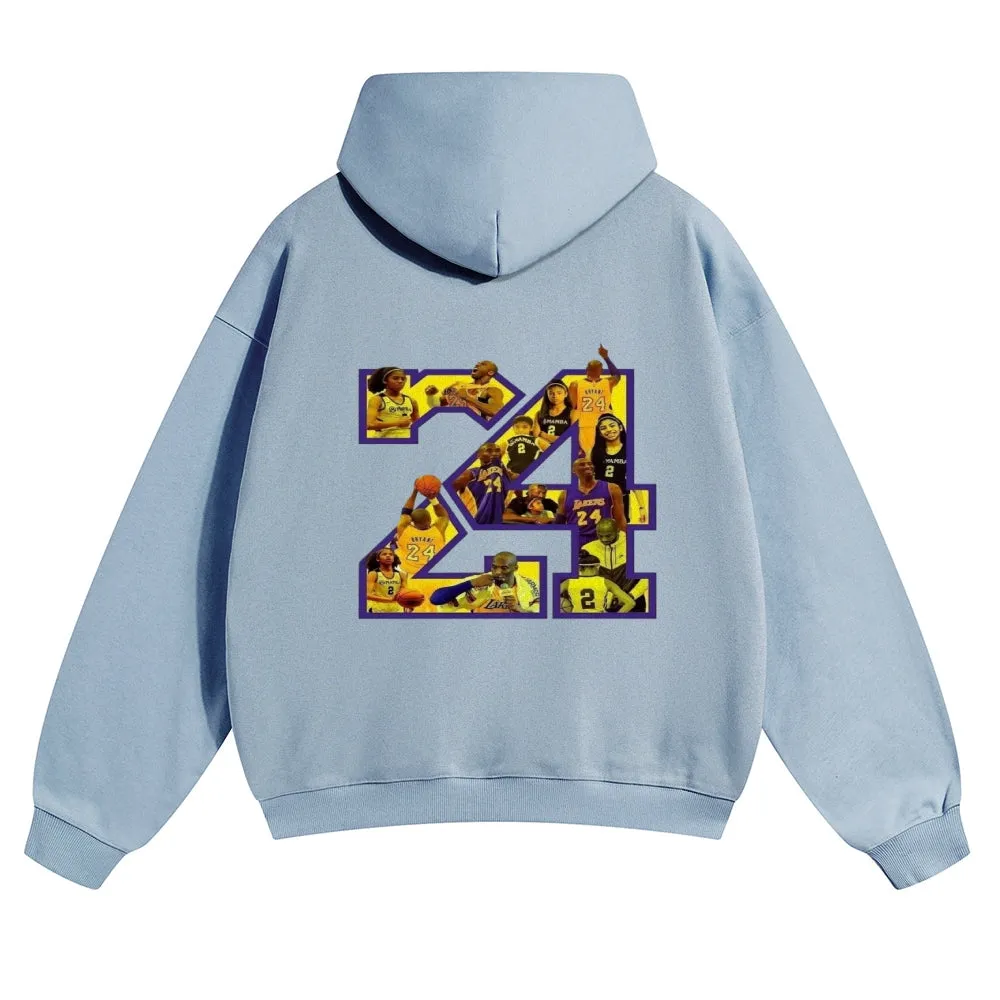Mens Vintage No. 24 Kobe Hoodies