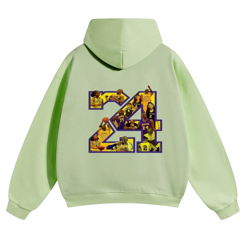 Mens Vintage No. 24 Kobe Hoodies