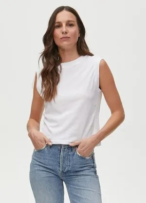 Michael Stars - Johnnie Cropped Crew Neck Tank