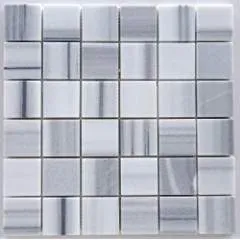 Mink Marmara Equator Marble 2 X 2 Polished Mosaic Tile - SAMPLE