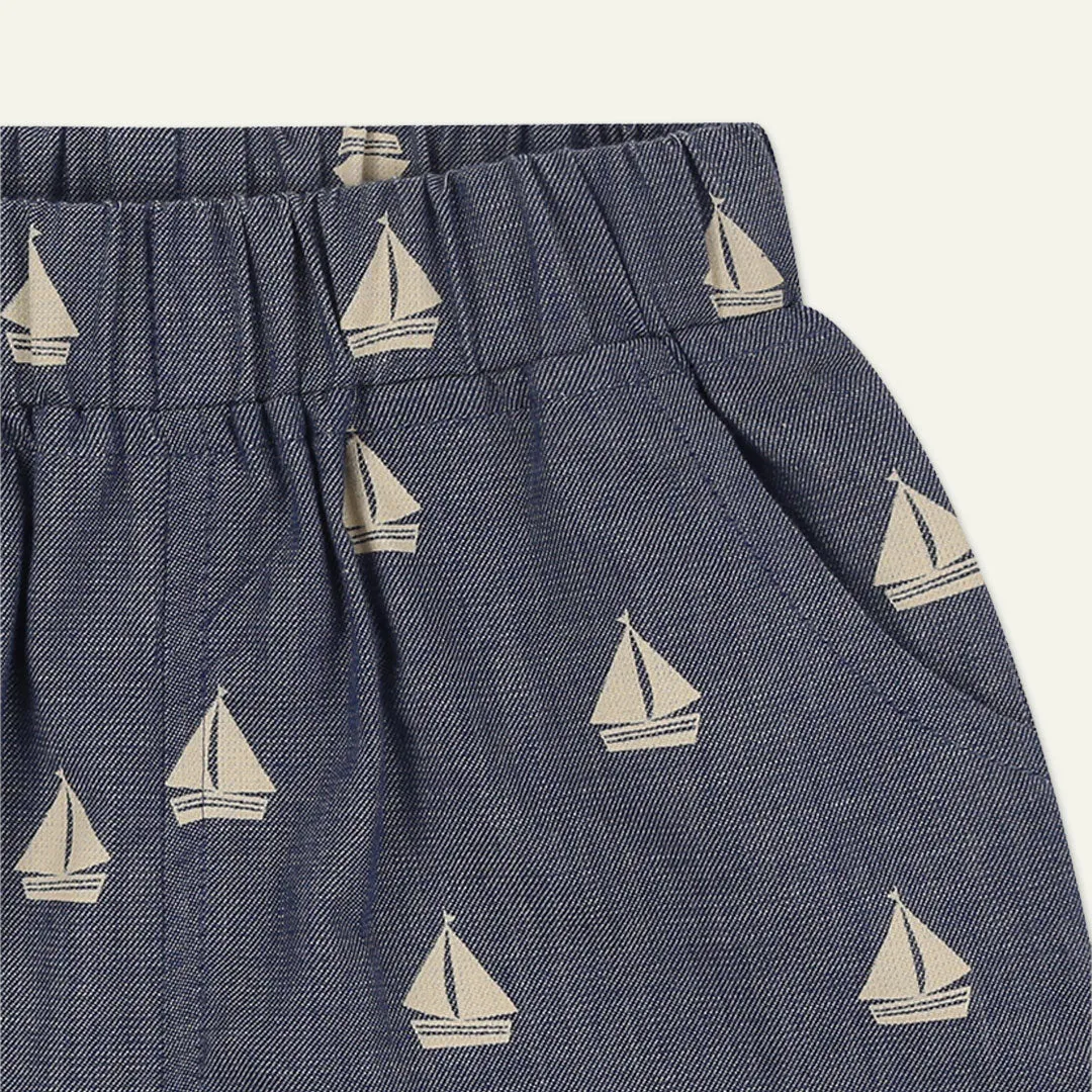 Multicoloured Anchor Print Top And Short Set