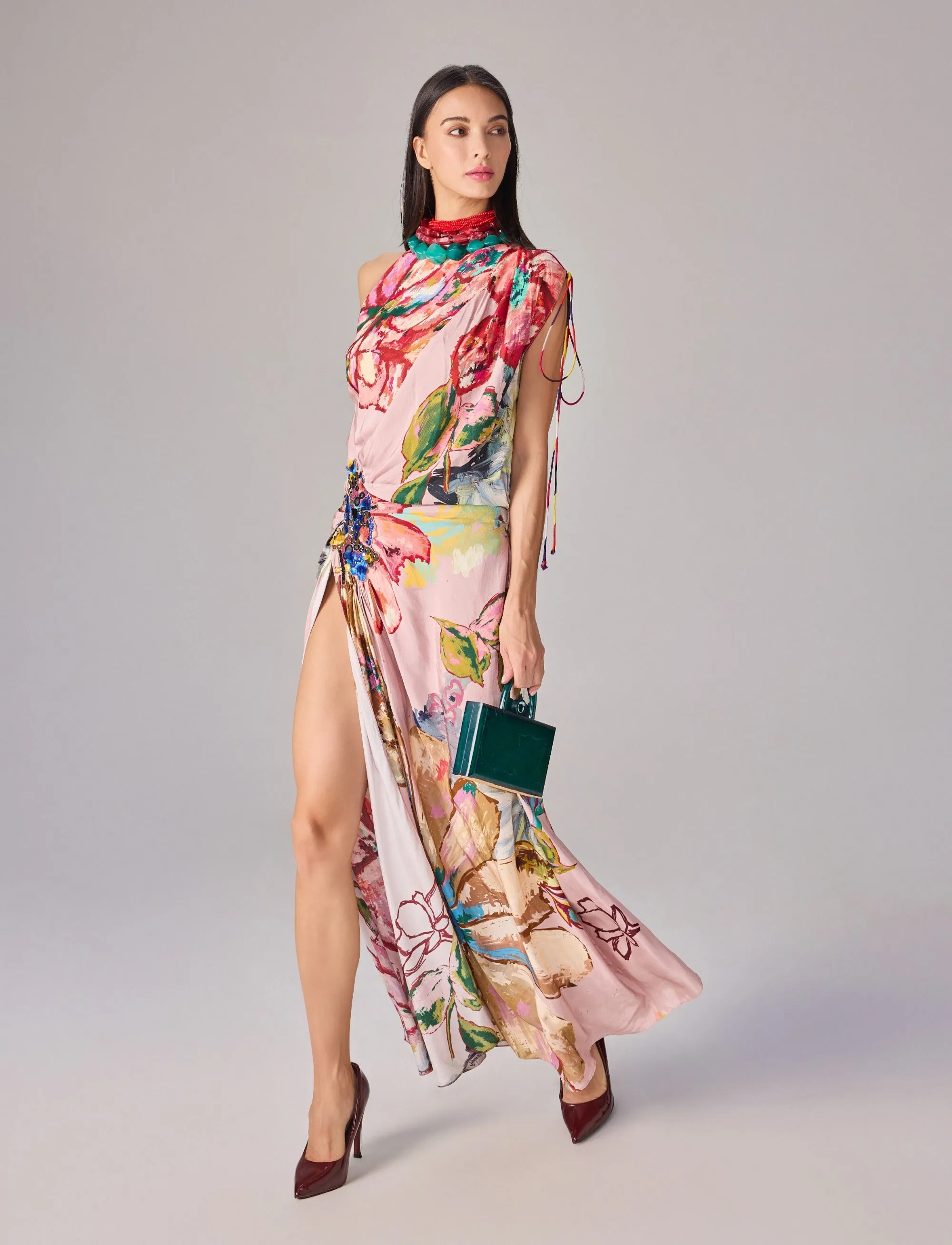 Nargis floral printed dress