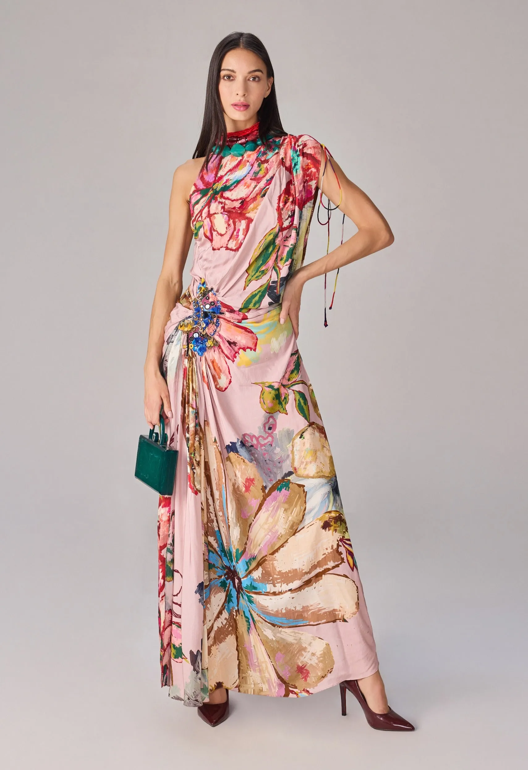 Nargis floral printed dress