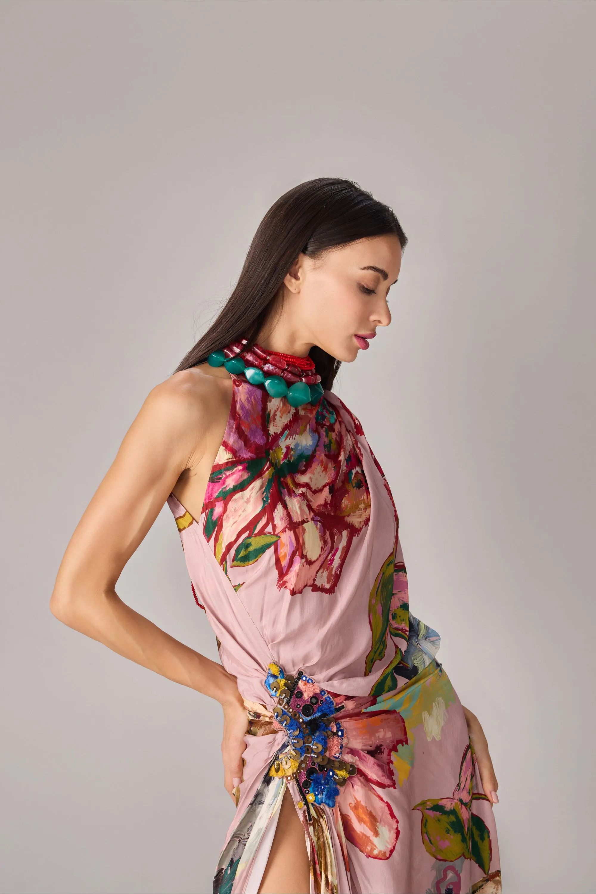 Nargis floral printed dress
