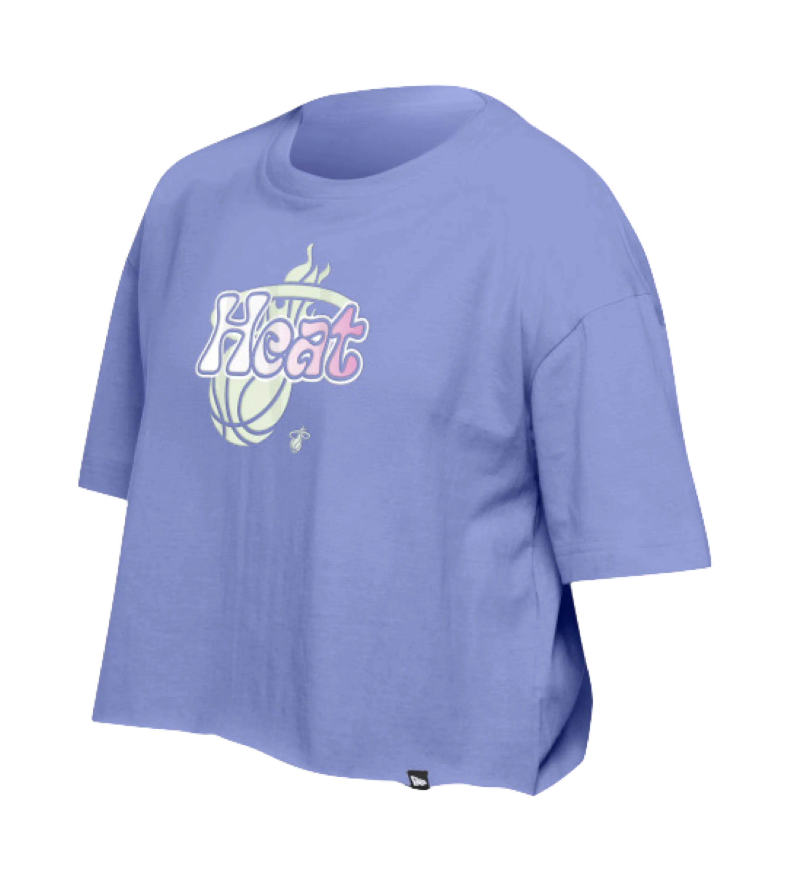 New Era Miami HEAT Glow In the Dark Women's Boxy Crop top