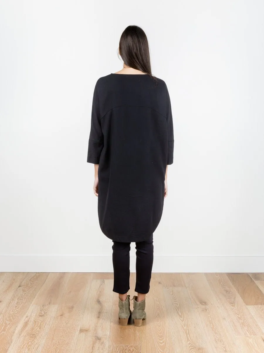 new painter dress - black