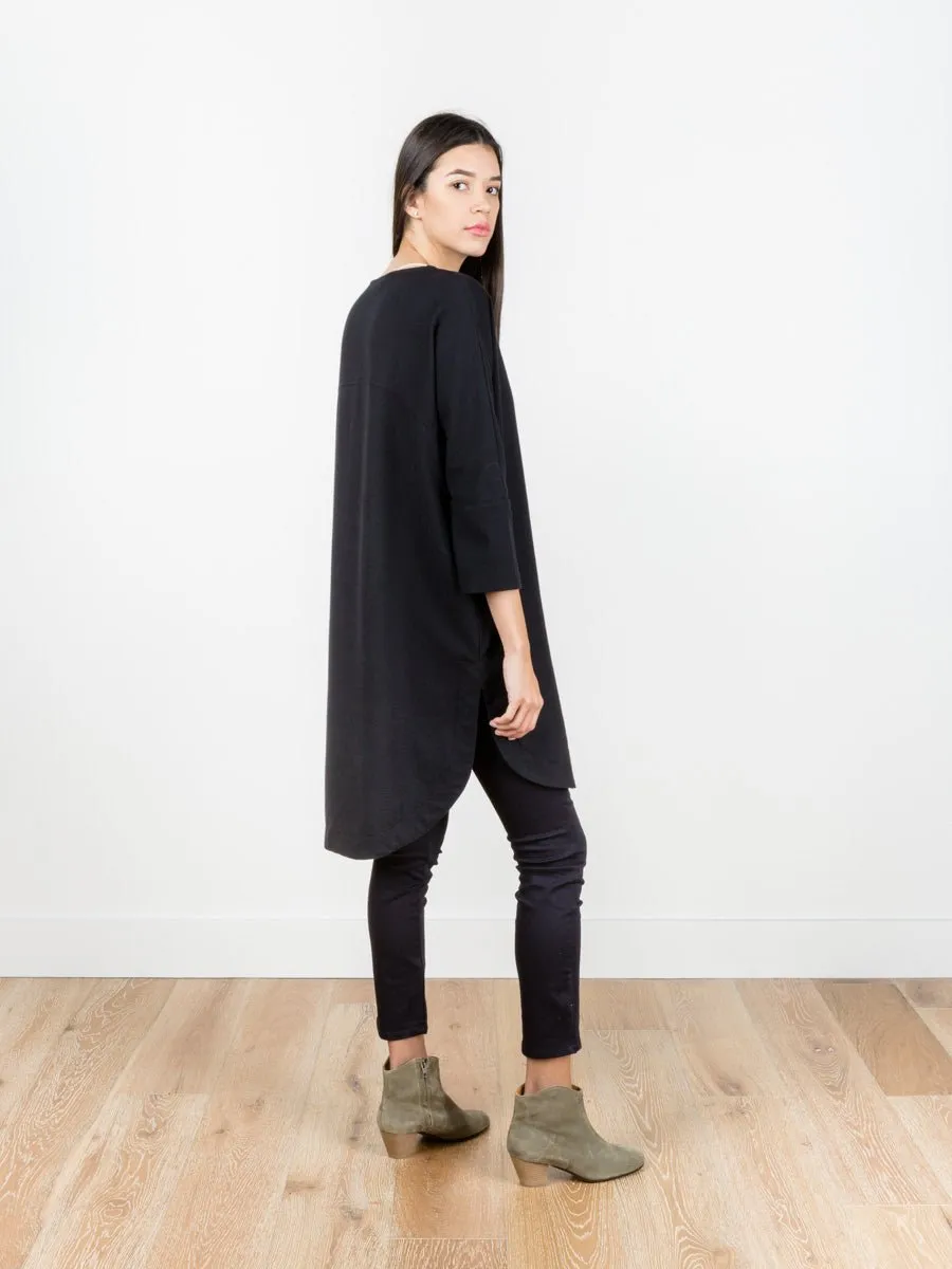 new painter dress - black