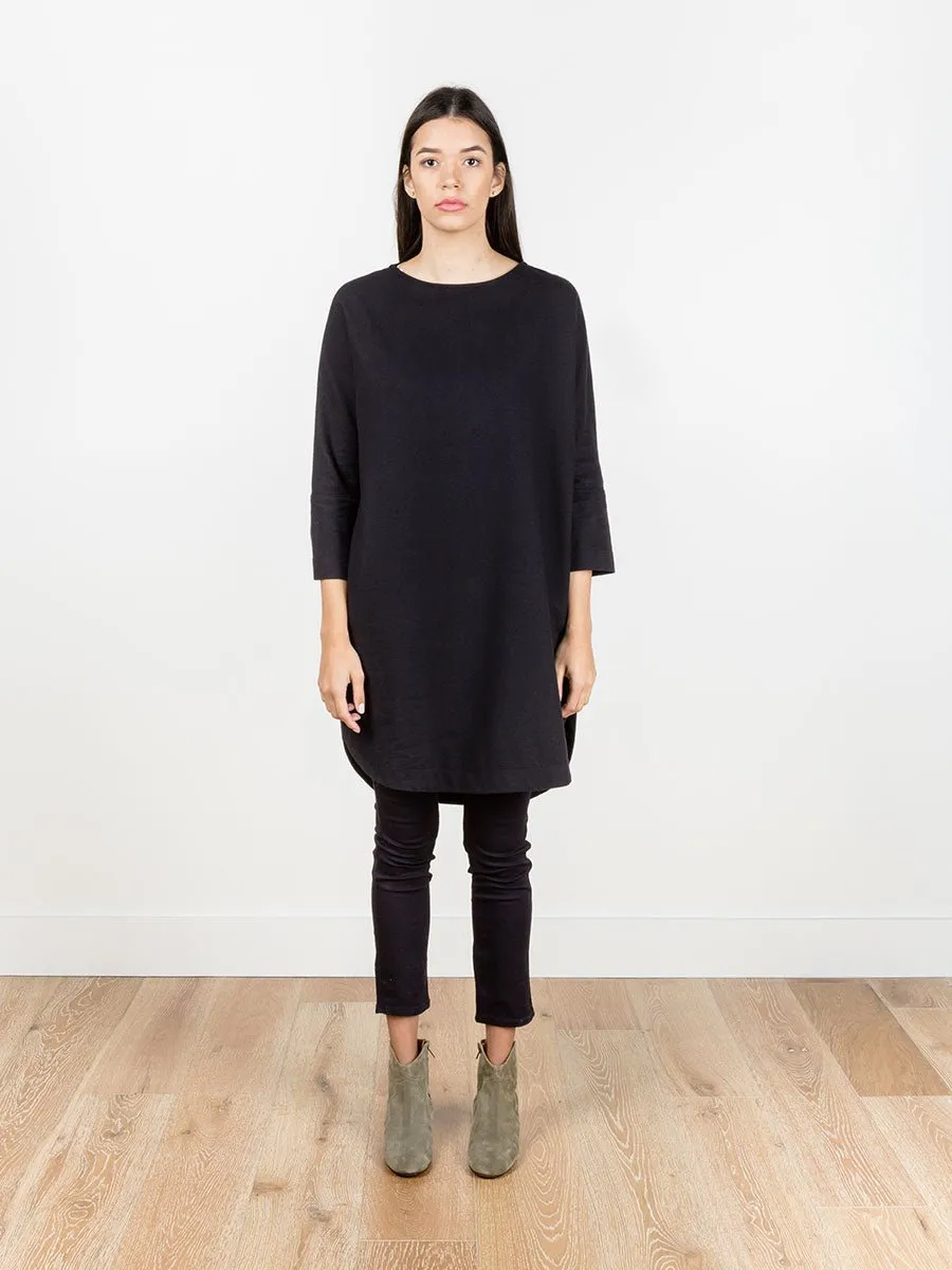 new painter dress - black